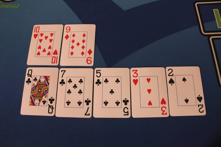 This picture is an example of a High Card This picture is an example of a High Card