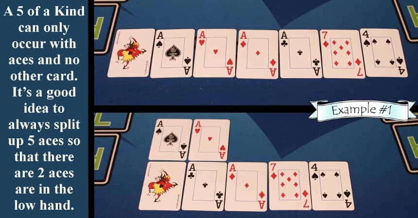 Five of a kind example