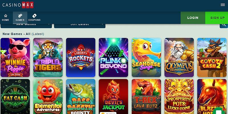 Screenshot of Casino Max