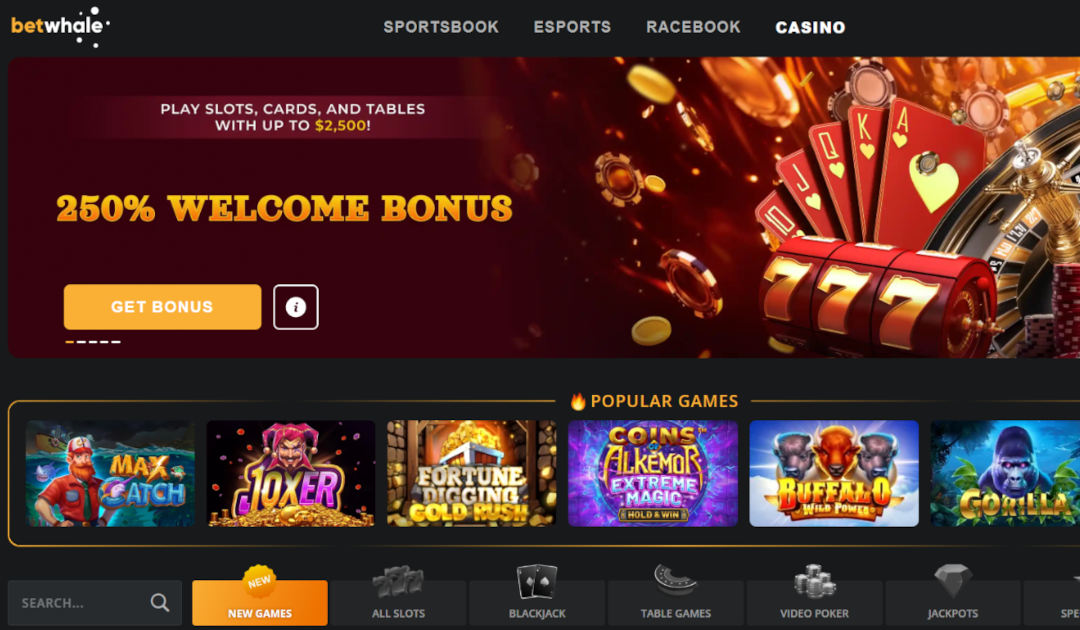 Screenshot of BetWhale