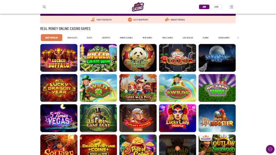 Screenshot of Cafe Casino