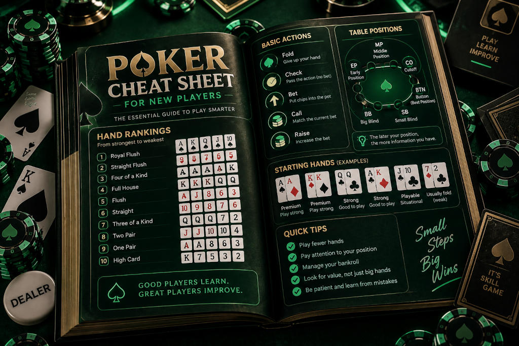 Poker Cheat Sheet