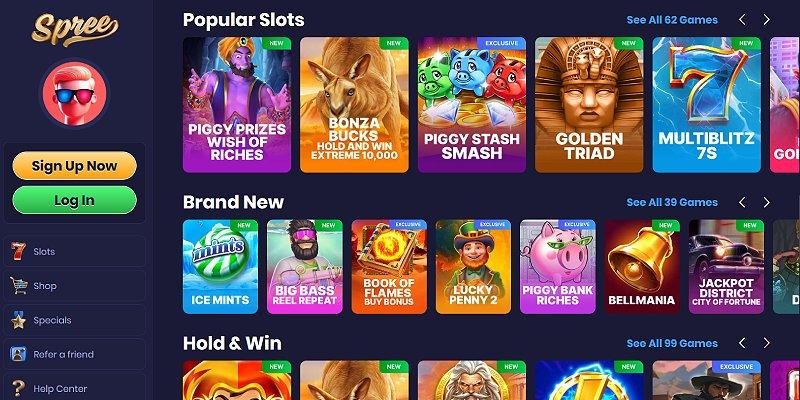 Screenshot of Spree Casino