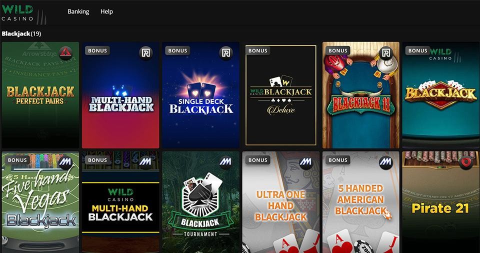 Screenshot of Wild Casino