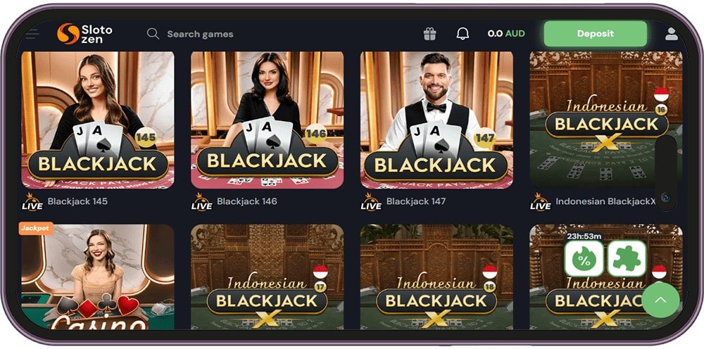 Screenshot of Slotozen