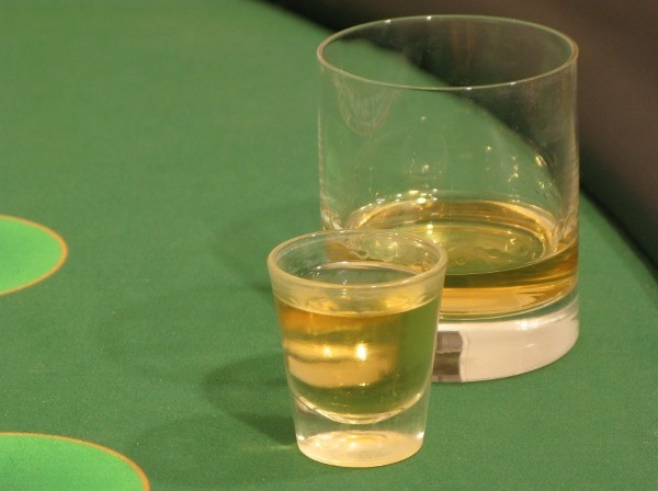 A shot of alcohol A shot of alcohol