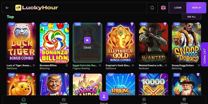 Screenshot of Lucky Hour