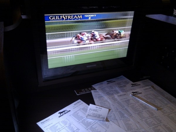 The horse races are on tv in the Sportsbook The horse races are on tv in the Sportsbook