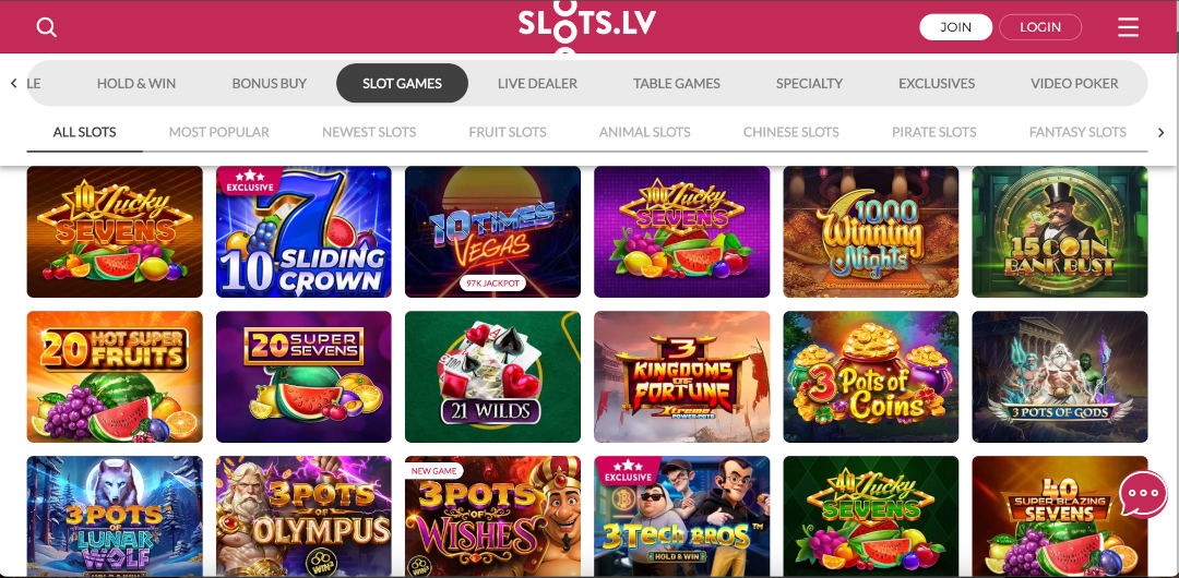 Screenshot of Slots lv