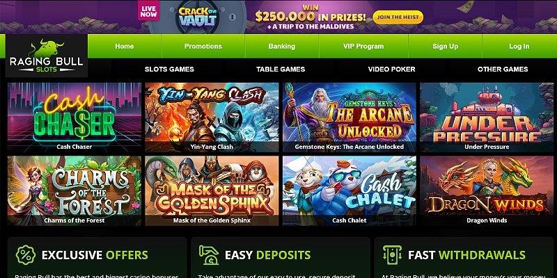 Screenshot of Raging Bull Slots