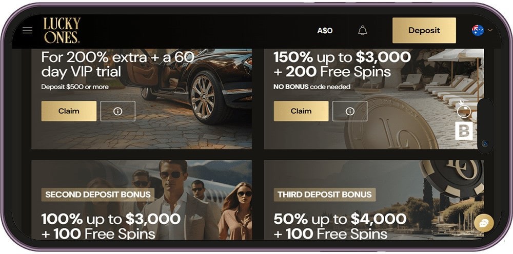 Screenshot of Lucky Ones