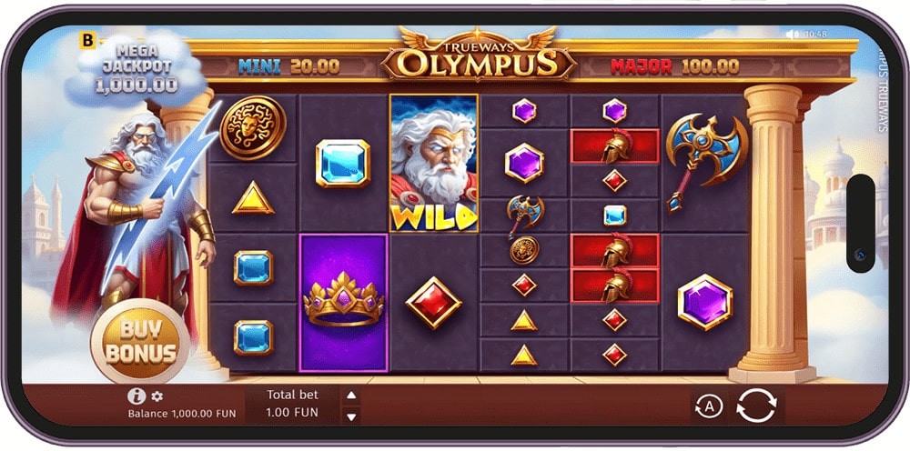 Screenshot of Olympus Trueways