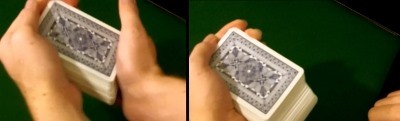 How to hold the deck from a third angle How to hold the deck from a third angle