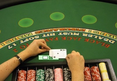 The cards are laid out on the table The cards are laid out on the table