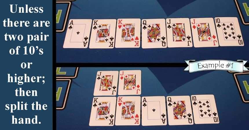 This picture is an example of a Royal Flush