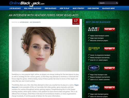 Interview with OnlineBlackjack.com