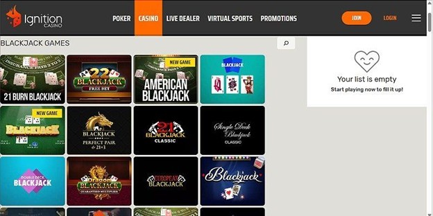 Screenshot of Ignition Website