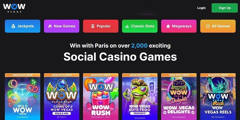 Screenshot of WOW Vegas