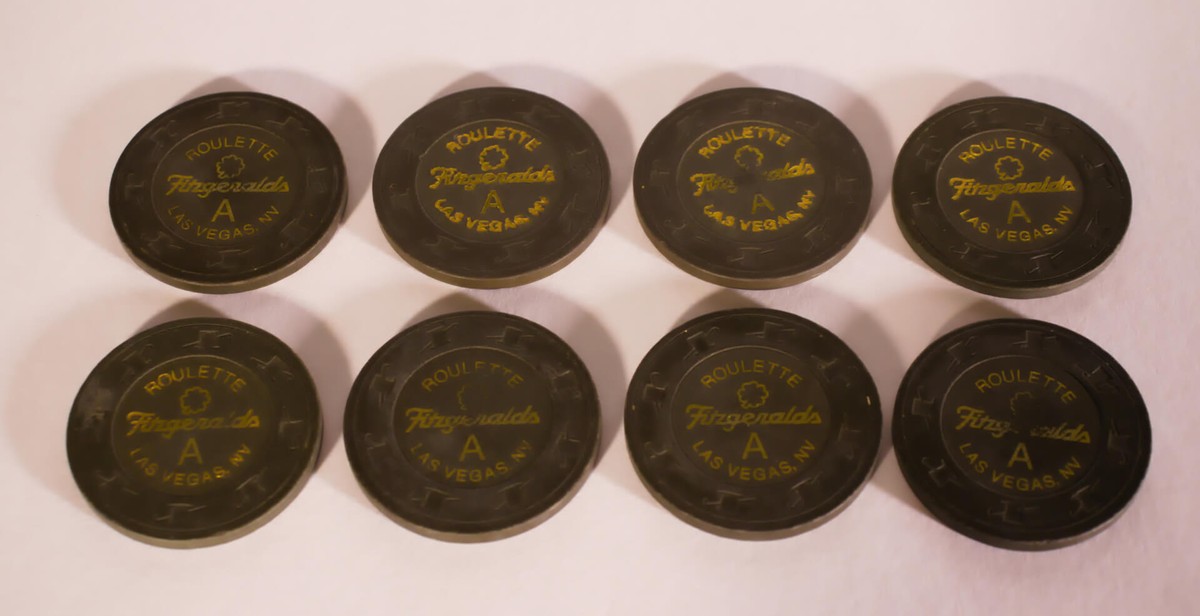 Fitz Roulette Chips Black