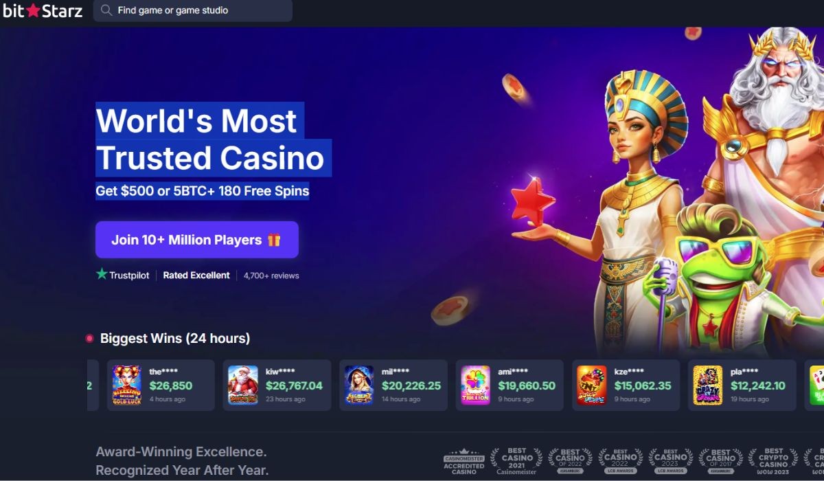 Screenshot of BetStarz