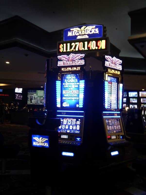 The megabucks slot machine
