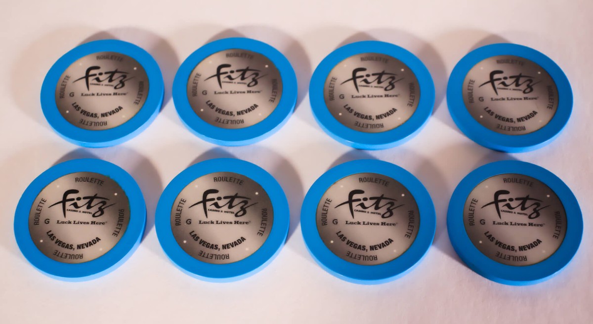 Fitz Roulette Chips Blue