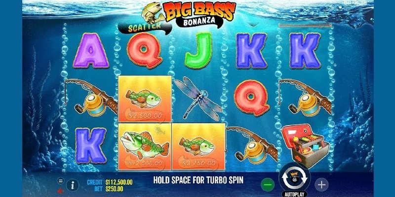Screenshot of Big Bass Bonanza