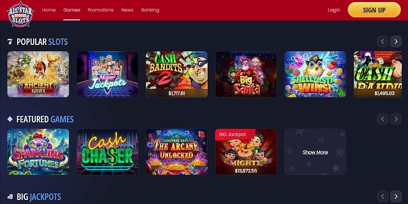 Screenshot of All Star Slots