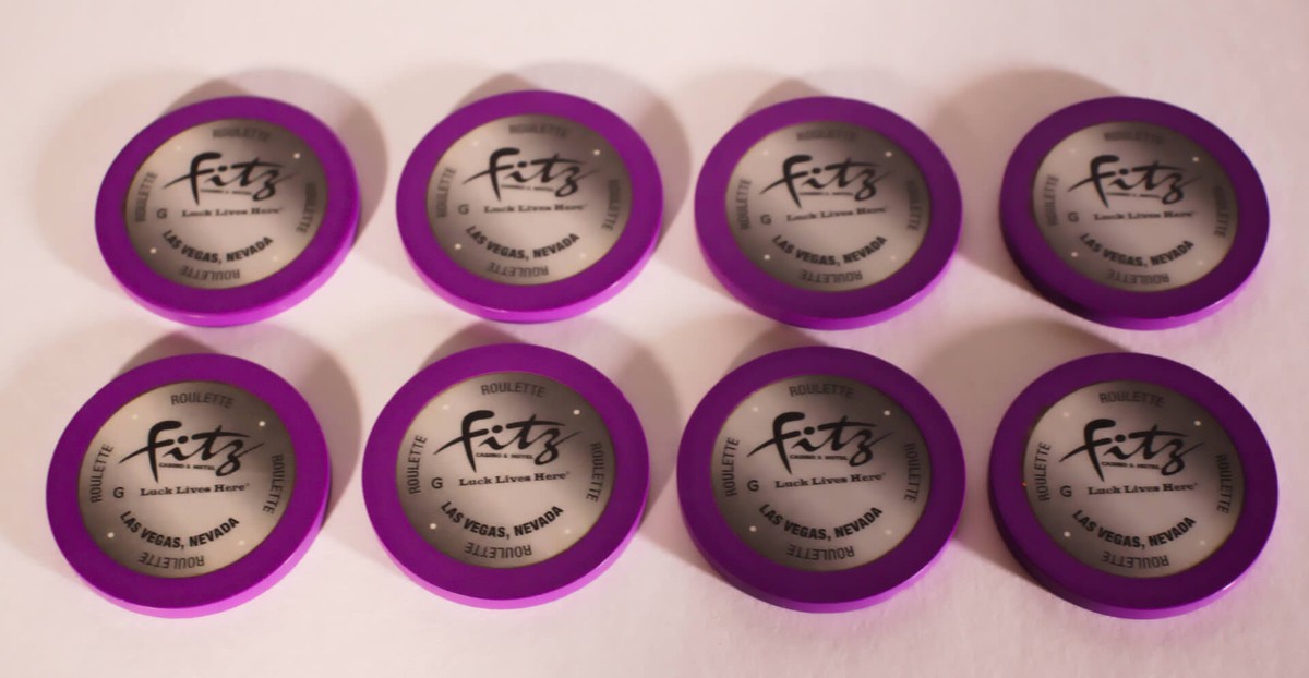 Fitz Roulette Chips Purple