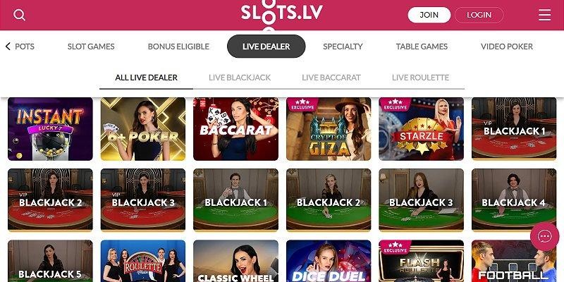 Screenshot of Slots LV