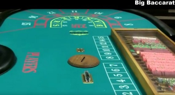 Big Baccarat table Big Baccarat table