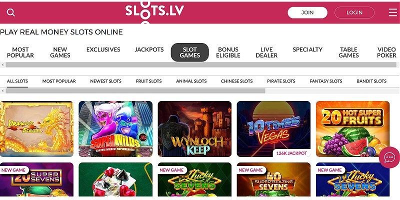 Screenshot of Slots lv