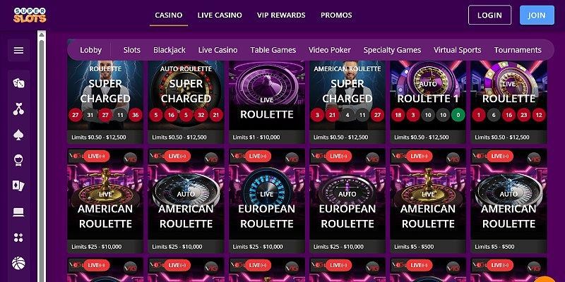 Screenshot of Super Slots