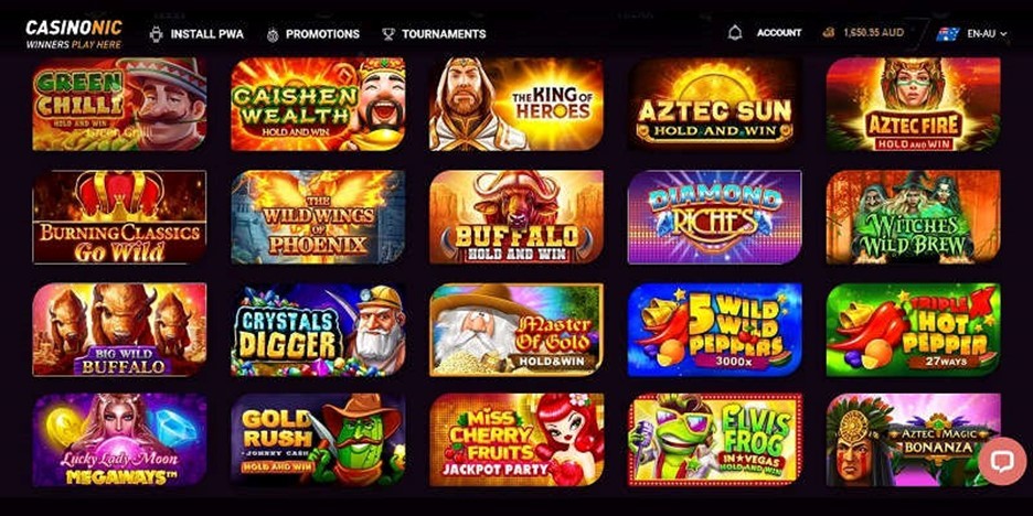 Screenshot of Casinonic