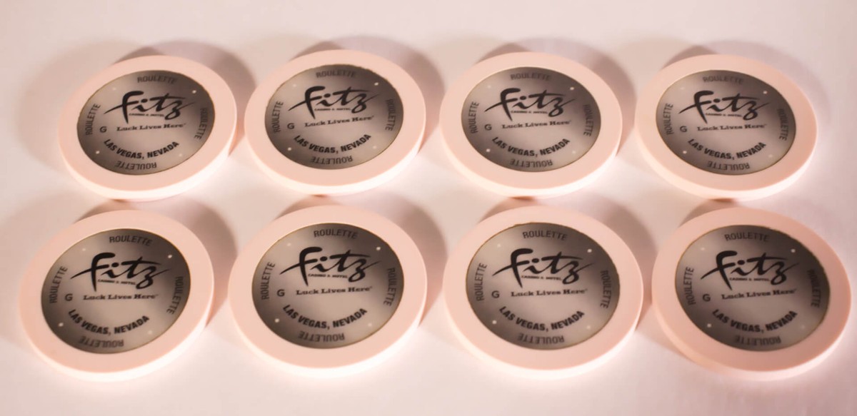 Fitz Roulette Chips Peach